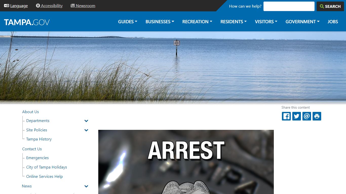 Arrest Made in Fatal Hit & Run | City of Tampa